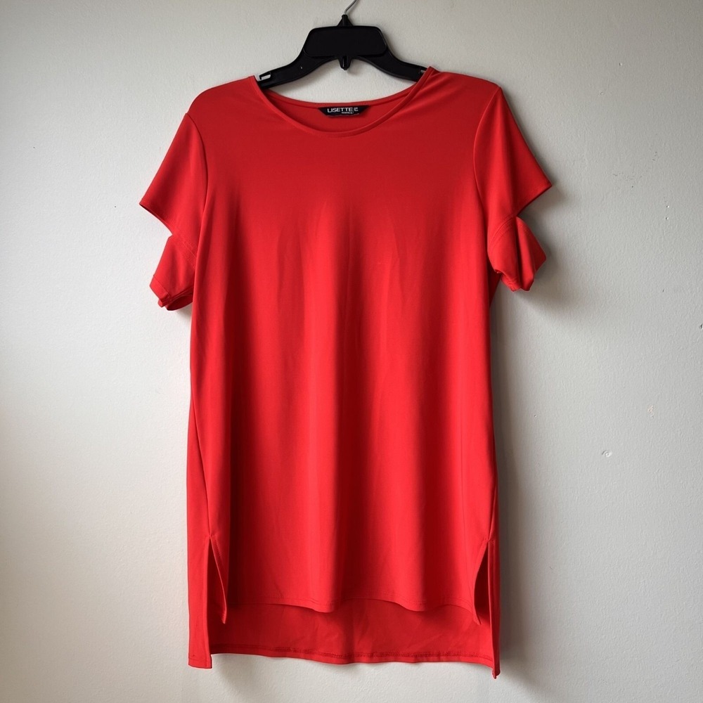 Red Lisette L Montreal Womens Short-Sleeve Dress‎ S